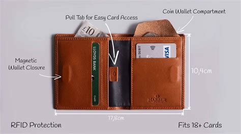 rfid card wallet harber london|Leather Bifold Wallet with RFID Protection .